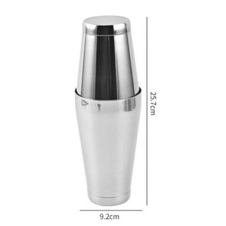 Bình lắc pha chế Shaker Boston 2 đáy 2 mảnh 550ml/750ml - Dụng cụ pha chế