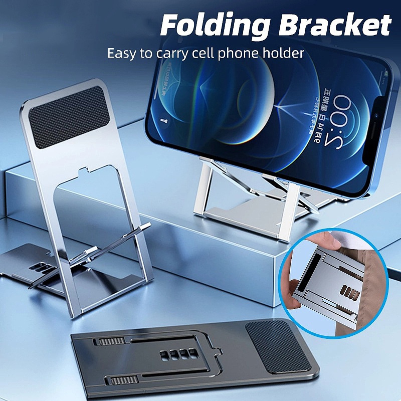 Giá Đỡ Điện Thoại / Máy Tính Bảng Bằng Nhựa Gọn Nhẹ Chống Trượt Tùy Chỉnh Tiện Dụng