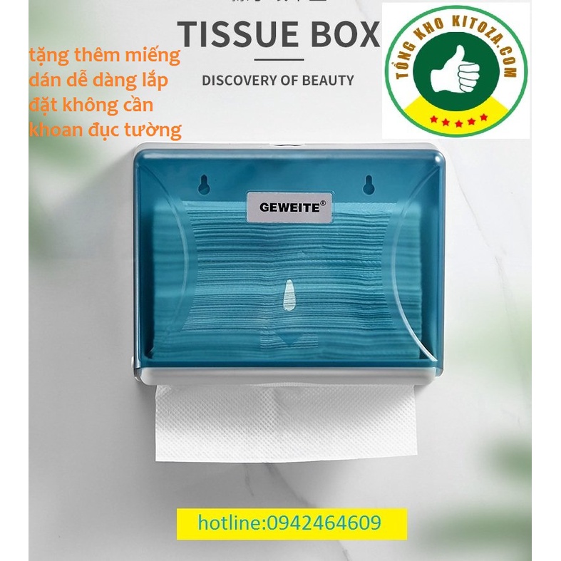 HỘP ĐỰNG KHĂN giấy lau tay phòng vệ sinh-văn phòng, tòa nhà - Hàng Cao cấp TAY TREO TƯỜNG hình chữ nhật vuông-thế hệ mới
