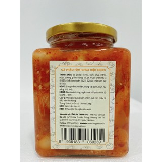 CÀ PHÁO TÔM CHUA HIỆU KING’S 500g (hũ thủy tinh)
