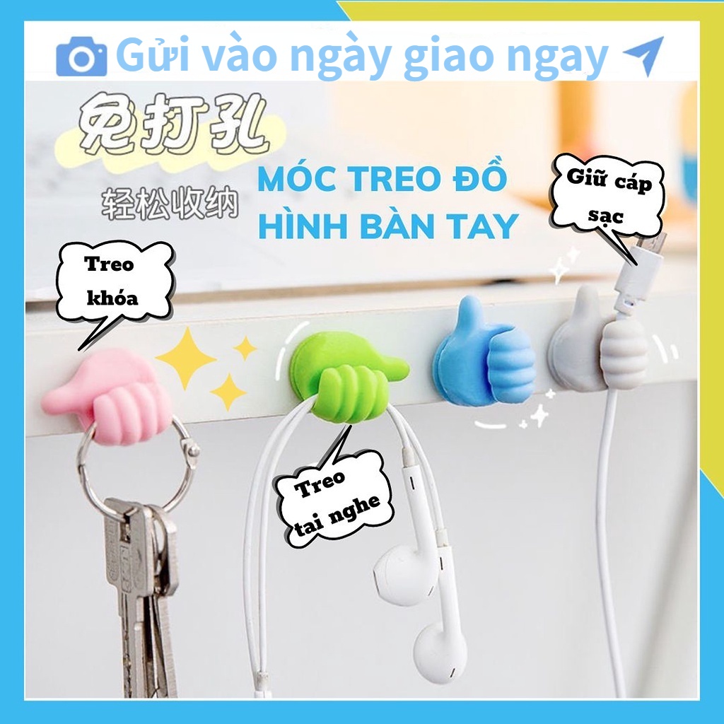 Móc treo đồ hình bàn tay sáng tạo chống thấm nước cho nhà bếp nhà tắm