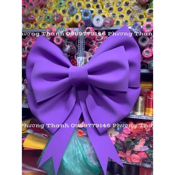 Nơ trang trí, nơ xốp khổng lồ, cánh đôi size 50x50cm
