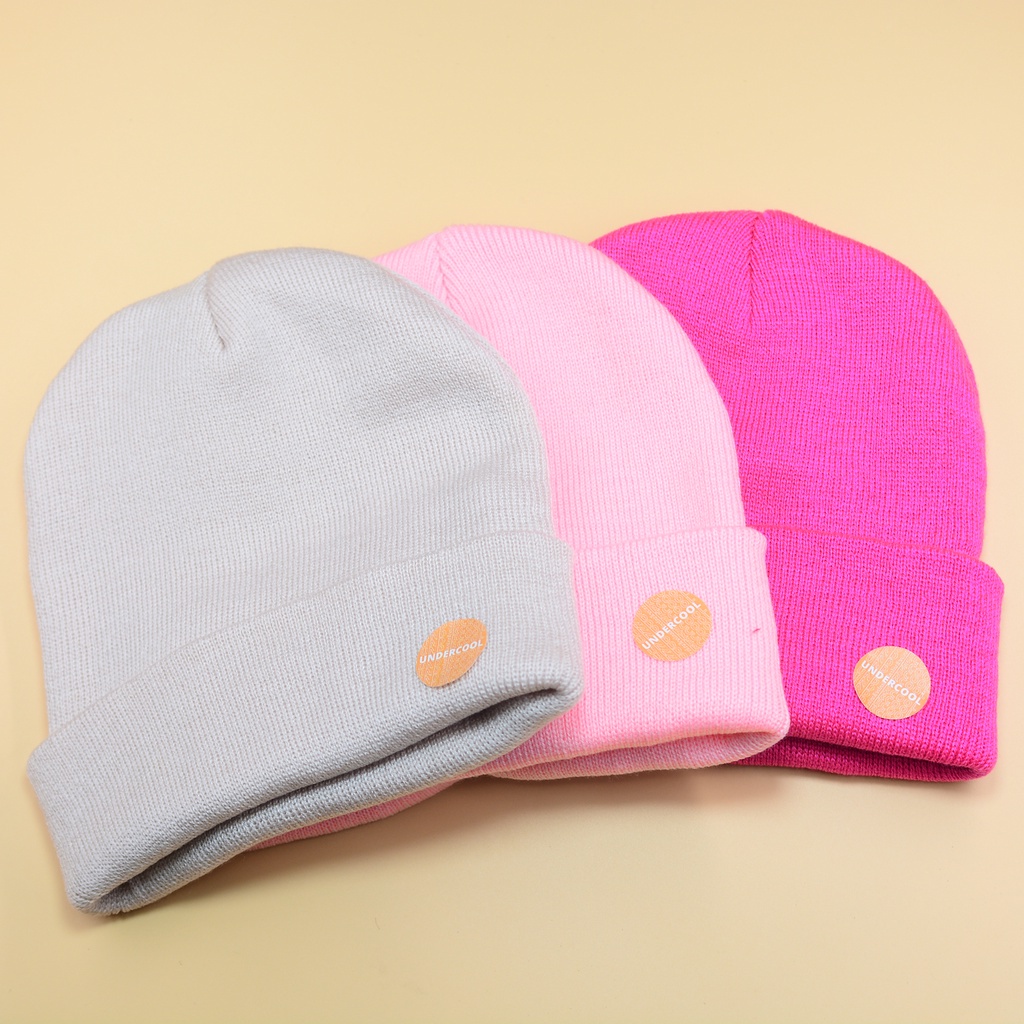 Mũ Len trơn UNDERCOOL Beanie Trơn Dệt Kim Phong Cách Hàn Quốc