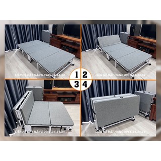 Giường Ngủ Cá Nhân Gấp Xếp Gấp 4 Cao Cấp DAKITA Nhật Bản DKB, Thiết Kế Đẹp Đa Năng và Tiện Dụng