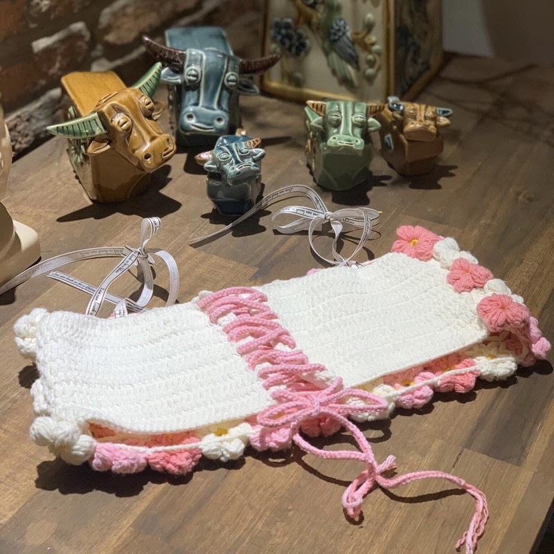 Áo len hoa theo tone màu