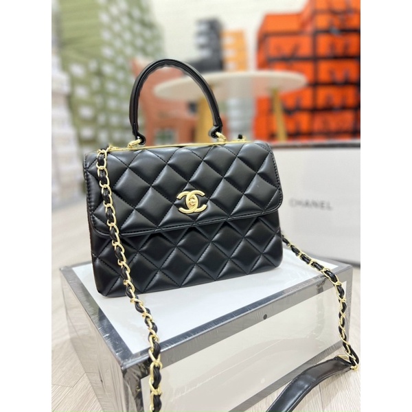 Túi xách cnl ô trám hàng box nam châm siêu đẹp