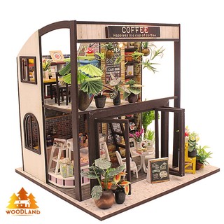 Mô hình nhà gỗ diy tiệm cafe của bob