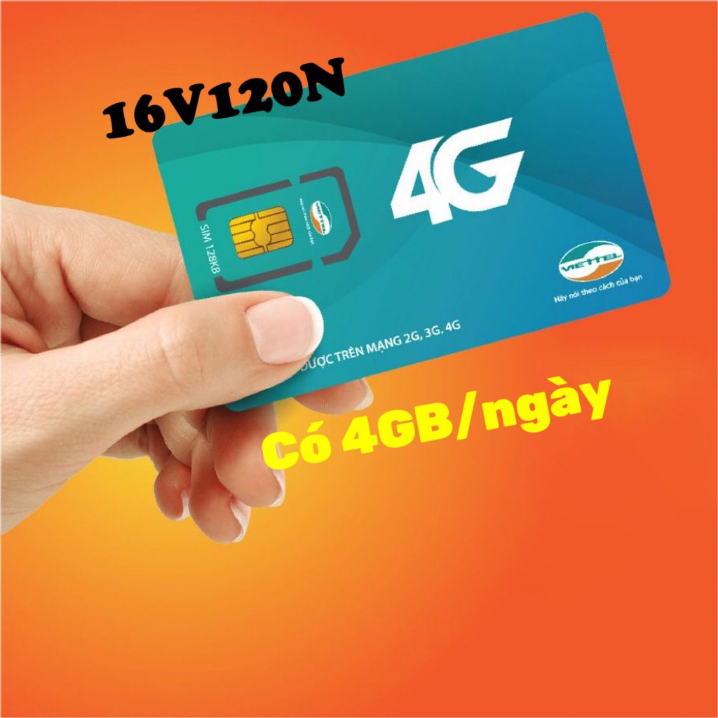 [BIG SALE BLACK FRIDAY] SIM 3G/4G VIETTEL 12V120N MIỄN PHÍ NGHE GỌI, VÀO MẠNG 1 NĂM KHÔNG CẦN NẠP TIỀN