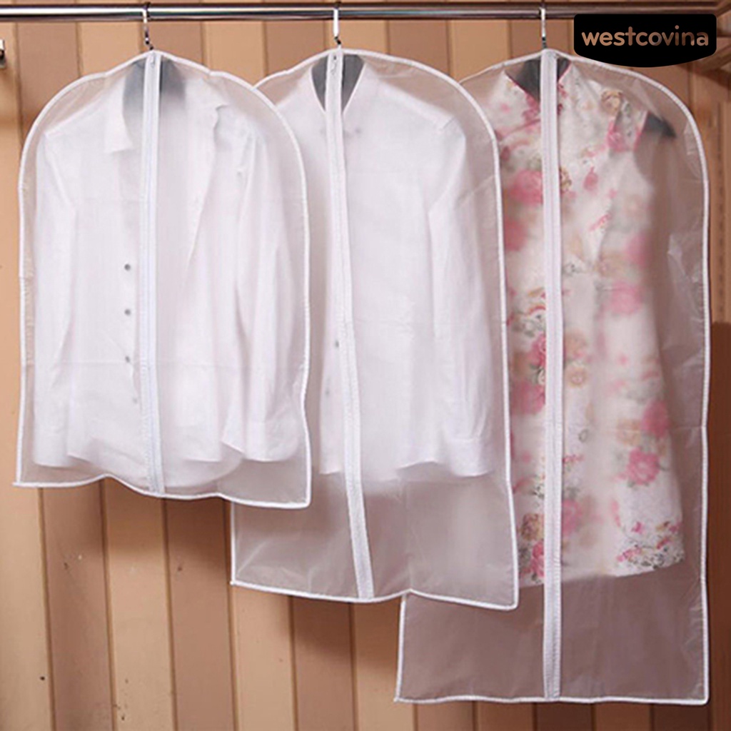[WEST]⚘Túi Bọc Áo Khoác Chống Bụi Có Thể Gấp Gọn Tiện Dụng Cho Gia Đình