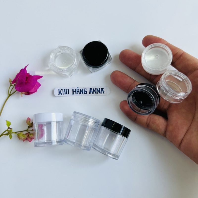 ( Hàng NHập)  HỦ CHiẾT MĨ PHẨM- HỦ 3g - HỦ 5g -HỦ CHỨa MẪU TESt