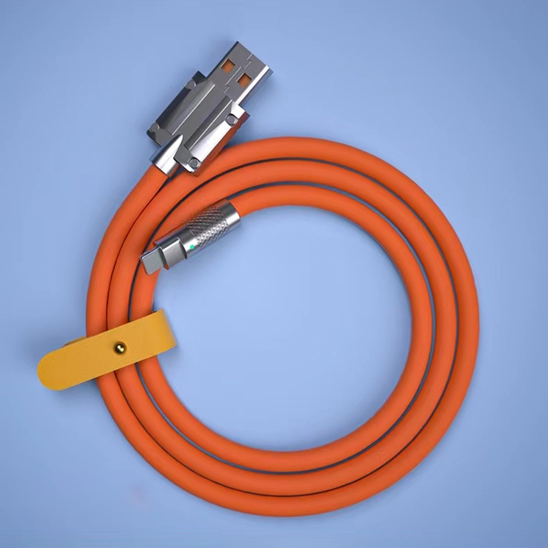 Dây Cáp Sạc Nhanh Siêu Bền Micro USB Type C Bằng Silicone