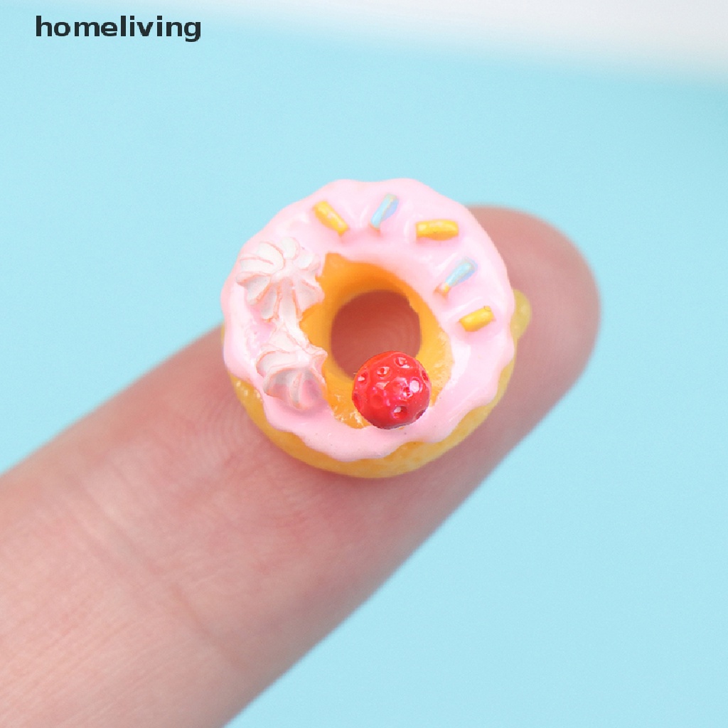 Set 5 / 10 Mô Hình Bánh Donut DIY Cho Nhà Búp Bê