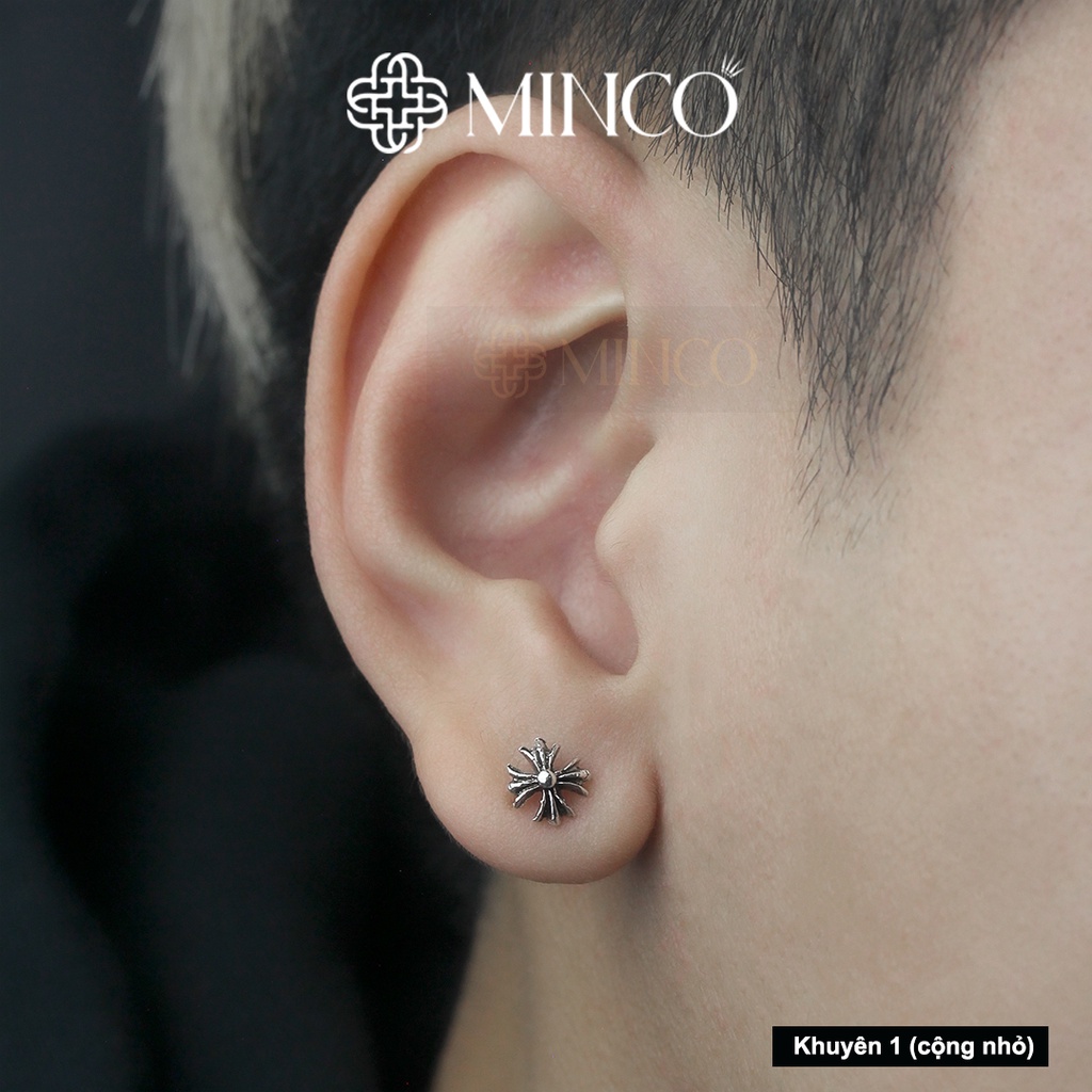 Khuyên Tai Chrome Hearts Minco Accessories Dành Cho Nam Nữ Phong Cách Cá Tính BT252