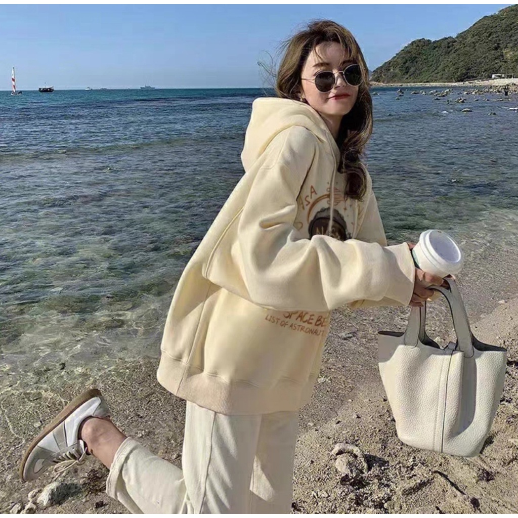 Áo nỉ hoodie PHG mũ 2 lớp lót lông, nỉ nhập siêu dày xịn form rộng unisex , Thời trang nữ Thu Đông hot nhất 2022 HD01