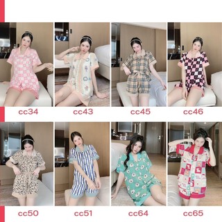 Đồ bộ nữ pijama lụa đùi mango mặc nhà cute VIZUKA