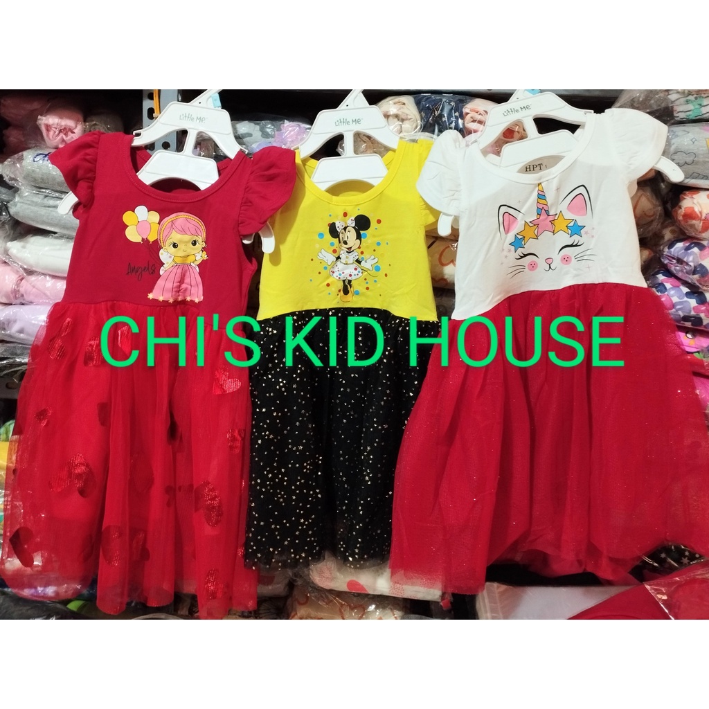 ĐẦM CÔNG CHÚA MẪU IN SIÊU ĐẸP THUN COTTON XUẤT DƯ CHO BE 9-25KG