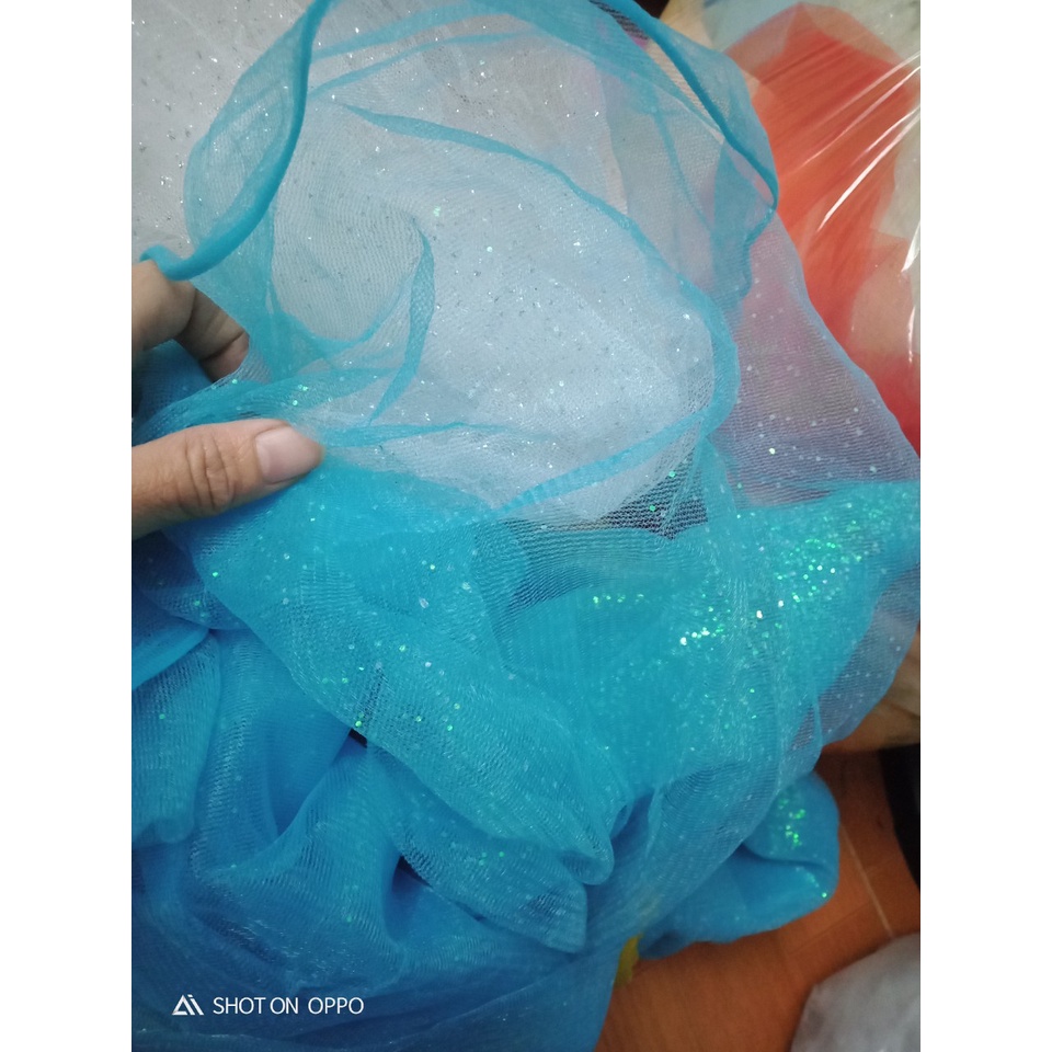 ⚡Giá gốc⚡ Vải lưới kim tuyến làm đầm váy cô dâu ,trang trí sự kiện,đầm công chúa