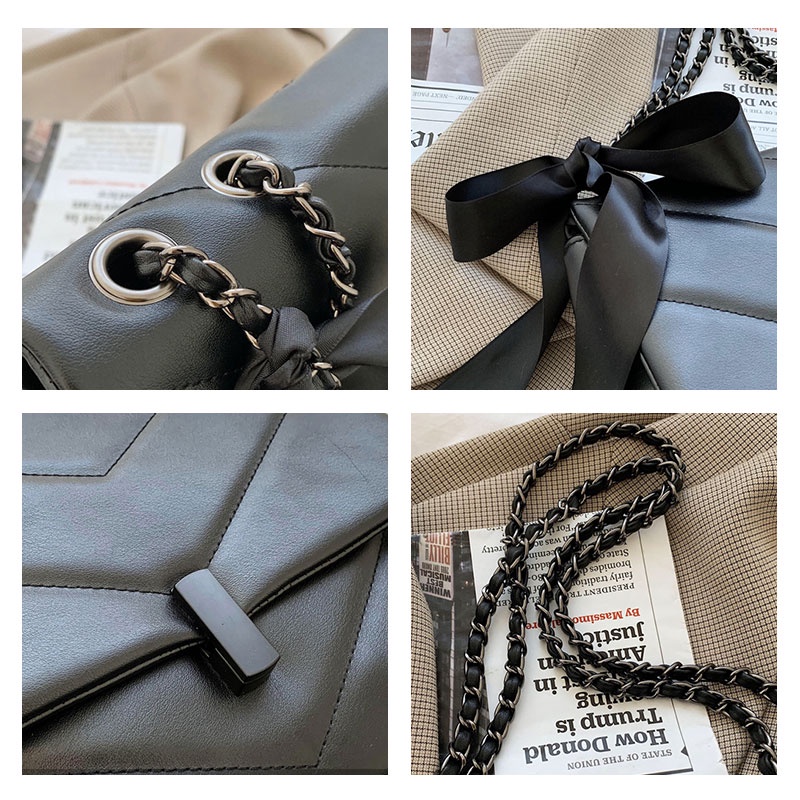 Mischa Túi Xách Da PU Sức Chứa Lớn Màu Trơn Phong Cách Phương Tây Thời Trang Cho Nữ