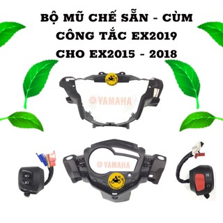 Bộ Mủ Chế Sẵn Và Bộ Cùm Công Tắc Exciter 2019 Cho Exciter 2015 (Có Jack chuyển đổi)