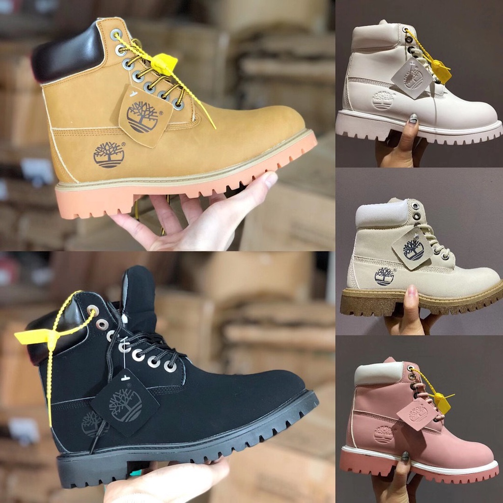 Giày Bốt Timberland Chống Thấm Nước / Rơi Cá Tính Cho Nam Nữ