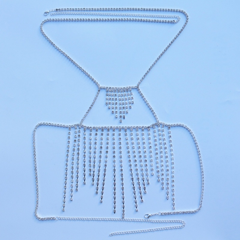 Vòng cổ Body Chain Đính Đá Dùng Mặc Bikini Quyến Rũ