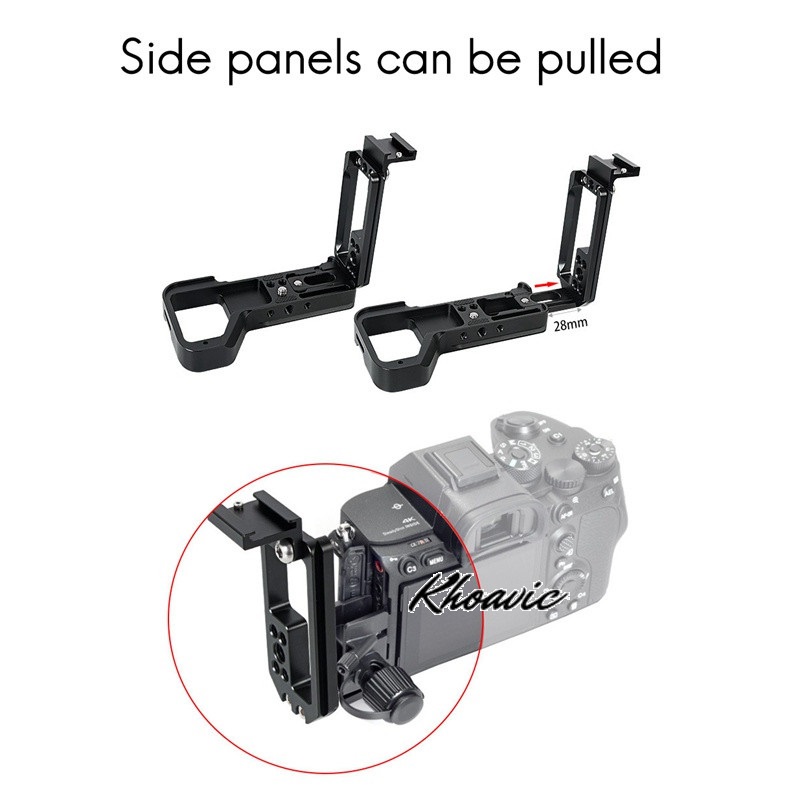 Khung Rig Hợp Kim L Plate Sony A7M4 Ver 2