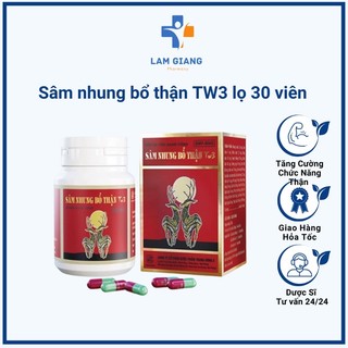 Sâm nhung bổ thận TW 3 giúp bổ thận,tráng dương,cường gân cốt