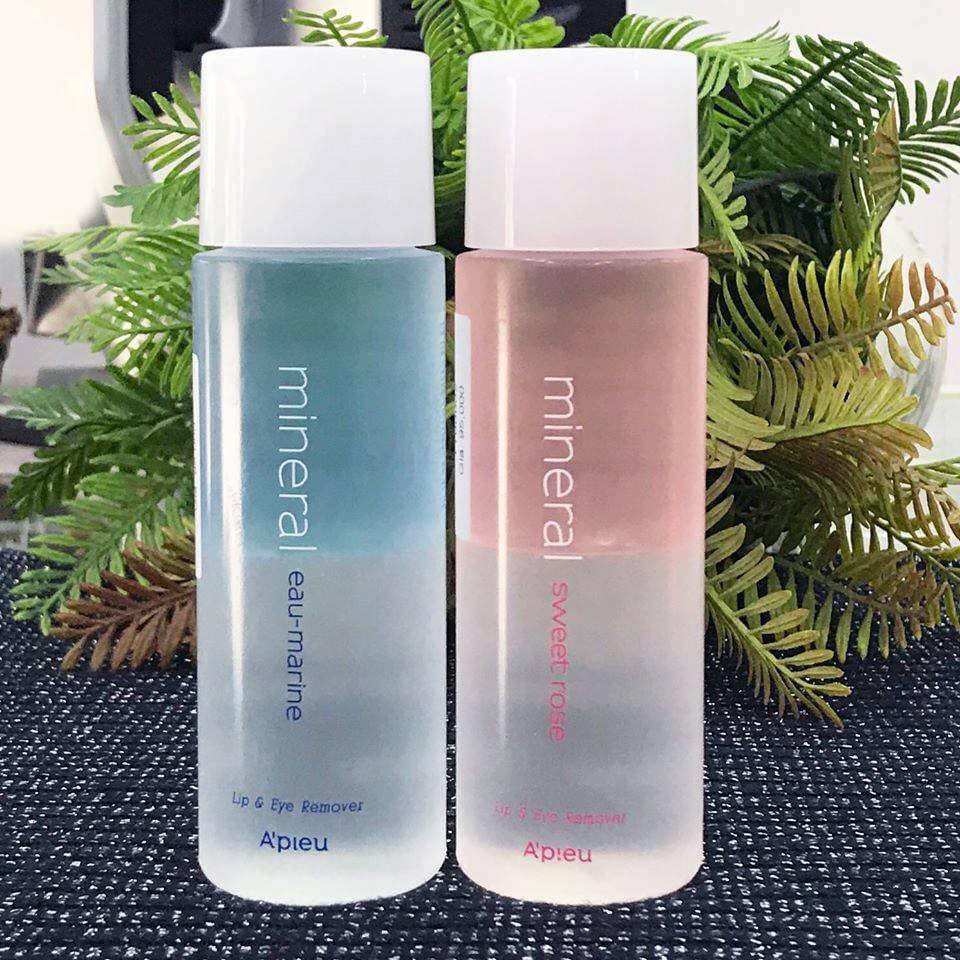 Tẩy Trang Mắt Môi APIEU Mineral Lip & Eye Remover 100ml