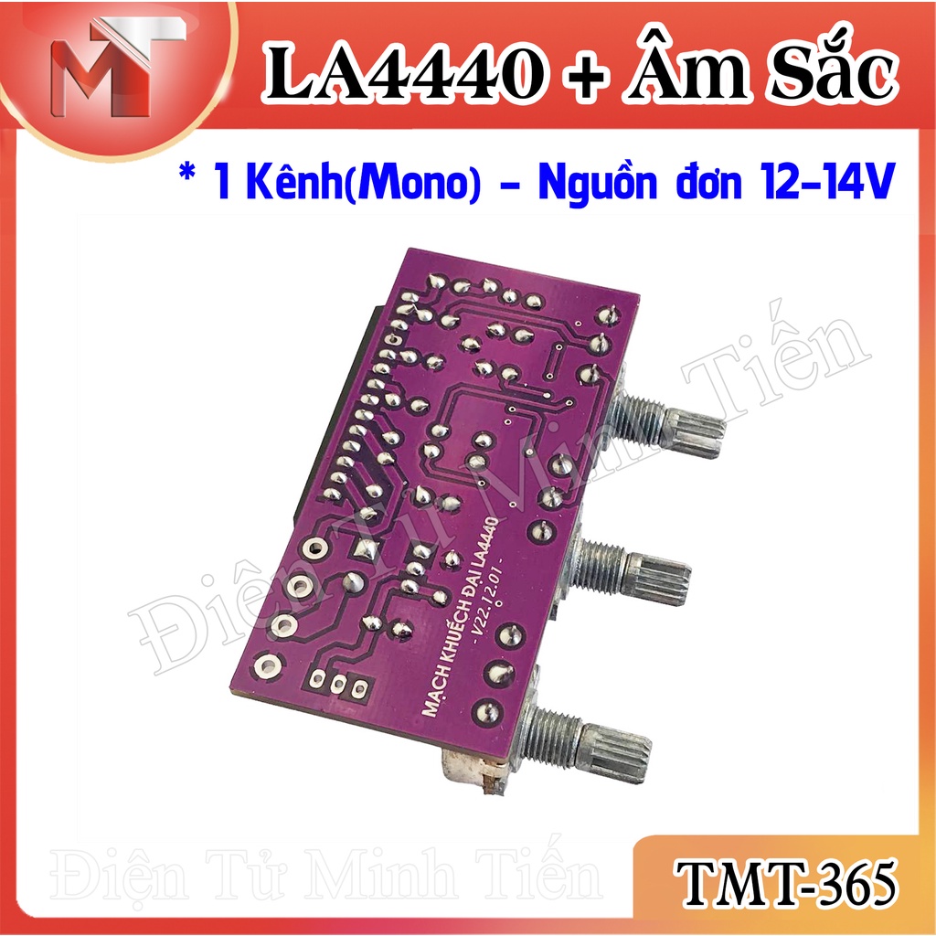 ✅ Mạch Công Suất LA4440 & Âm Sắc 5532 - 12V đơn