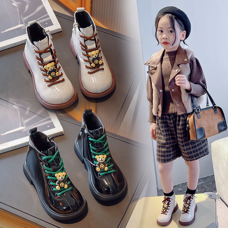 Bốt cổ cao hàng Quảng Châu cao cấp cho bé gái bé trai mùa đông 2022 mã 2819