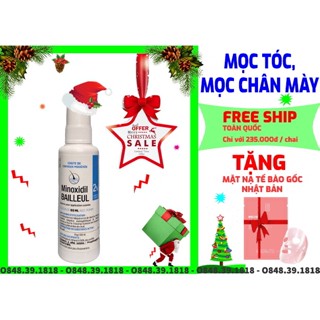🌈 Xịt Mọc Tóc, Mọc Lông Mày Nhanh Minoxidil Bailleul Pháp 2%