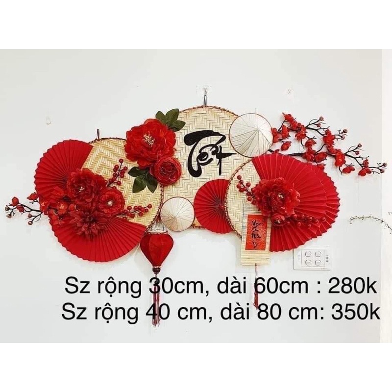 Sét khánh tết trang trí nhà cửa, phòng khách, quán ăn