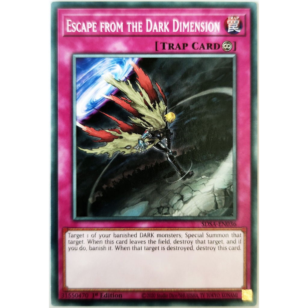 [Thẻ Yugioh] Escape from the Dark Dimension |EN| Common