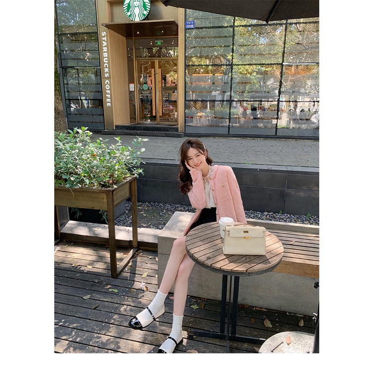 Giày Mary Jane Mùa Xuân 2023 Mũi Tròn Cài Khóa Màu Sắc Phù Hợp Với Nữ