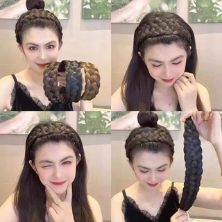 Bờm Cài Tóc Bện Tóc Giả Bản To Cao Cấp