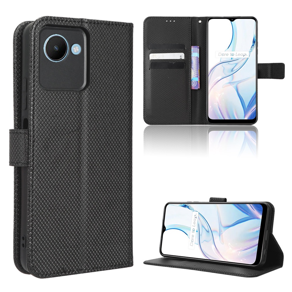 Ốp Lưng Điện Thoại Dạng Ví Da Lật Dành Cho Realme C30s RMX3690 Realme C30 RMX3581