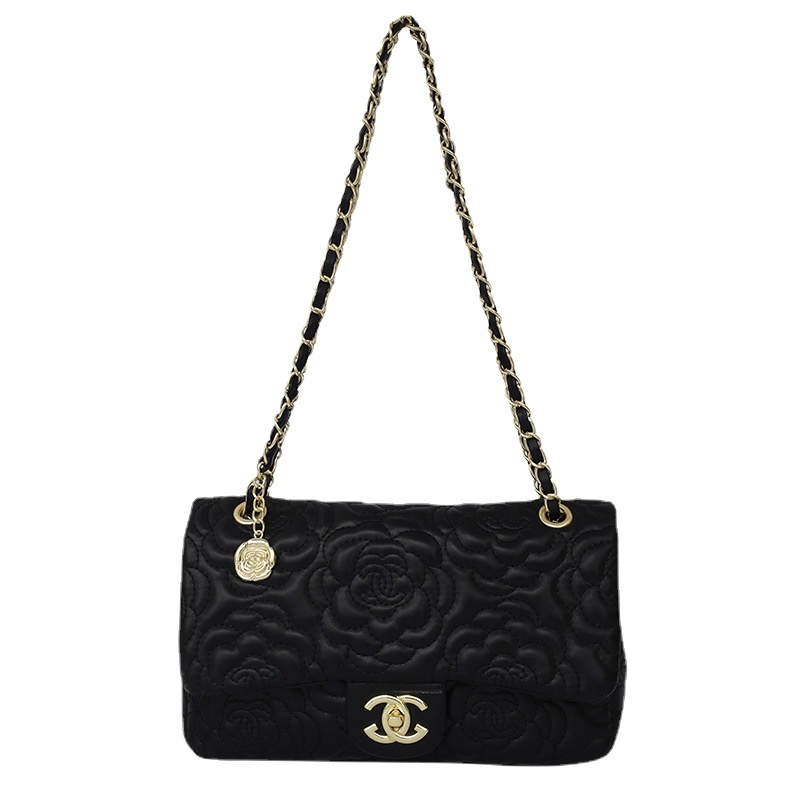 Túi Xách Đeo Chéo Hình Vuông Cỡ Nhỏ Phối Dây Đeo Sợi Xích Thời Trang 2022 Cho Nữ