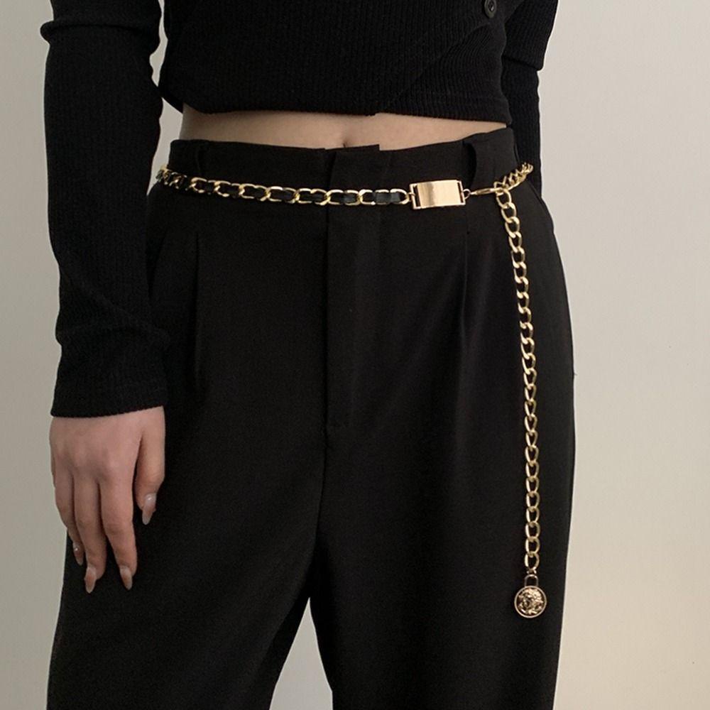 Dây Chuyền Body Chain Phong Cách Vintage|Thắt Lưng Dây Xích Mảnh Thiết Kế Đơn Giản Dễ Phối Đồ