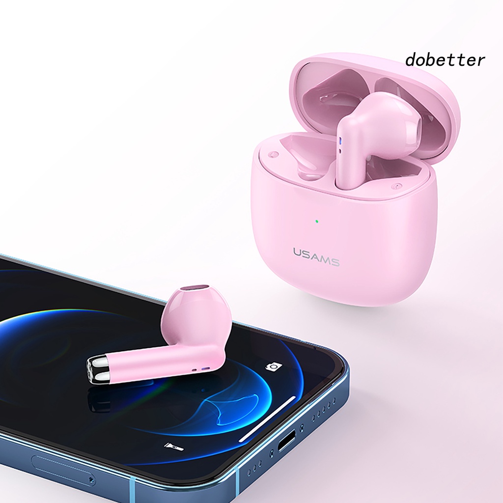 Tai Nghe Thể Thao NhéT Tai Bluetooth 5.0 Mini ChốNg NướC dobetter USAMS ChấT LượNg Cao KèM Phụ KiệN