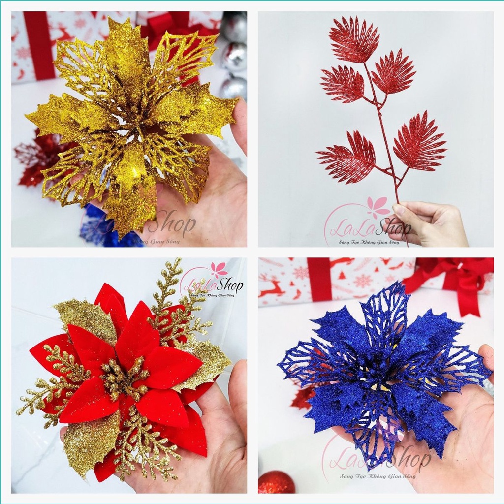 Hoa trạng nguyên phụ kiện trang trí làm oản, tháp bánh, tháp nước, giỏ quà biếu tết, trang trí cây thông