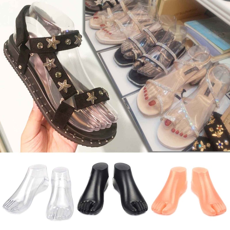 Mô Hình Bàn Chân Ma Nơ Canh Bằng Nhựa Trưng Bày Sandal / Giày Cao Gót Trưng Bày Trang Sức Cho Nữ Su