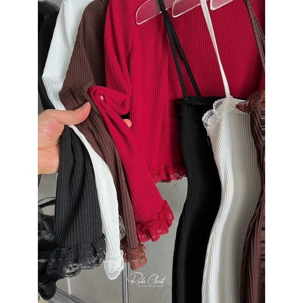 SET VÁY BODY DÁNG DÀI KÈM KHOÁC CADIGAN PHỐI REN