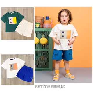 Sét bộ bé trai Petite Mieux túi hộp  xuất Hàn dư xịn.