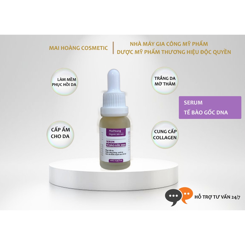 Serum tế bào gốc DNA giúp phục hồi da
