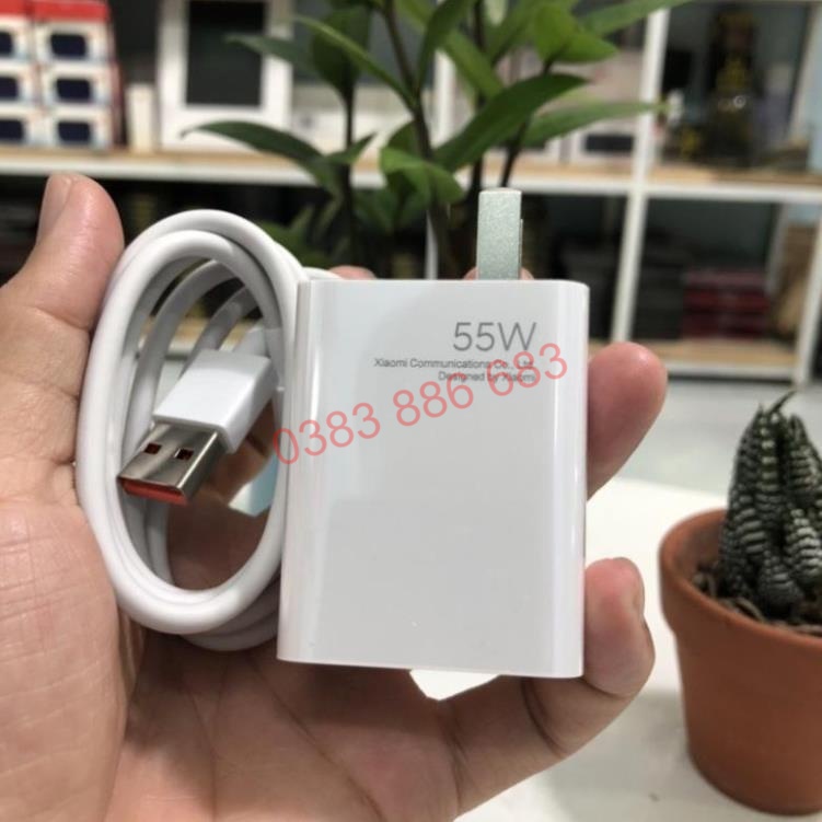 Bộ Sạc 55w GaN sạc nhanh cho xiaomi các dòng máy đời cao - Nika Store