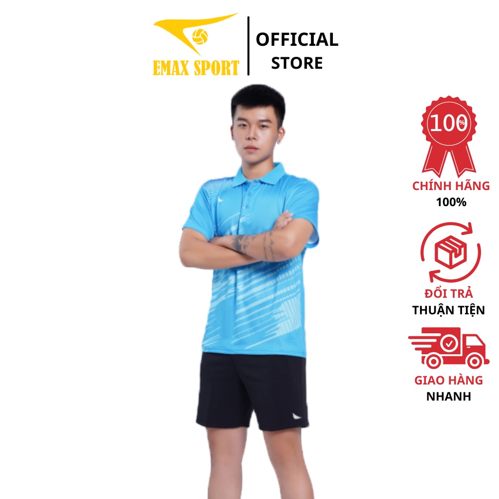 Áo Thể Thao Nam Ikando Hera Cổ Trụ, Vải Thun Mè Cao Cấp, Co Giãn, Thoáng Khí - Nhiều màu