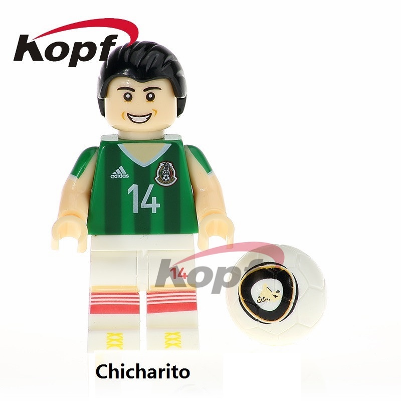 Mô Hình Đồ Chơi Bóng Đá Neymar Beckham Minifigures Dành Cho Trẻ Em