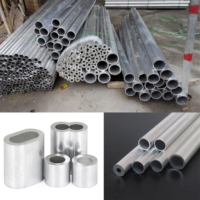 Ống Tròn Hợp Kim Nhôm OD 10mm ID 3.5mm Đường Kính Ngoài 10mm 3.5mm 190mm 300mm 490mm 3.25mm 10x3.5x300