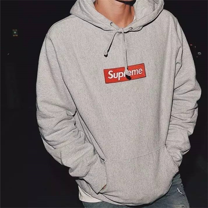Áo Hoodie Supreme 100% Chính Hãng Thêu Logo Phong Cách Đường Phố Cổ Điển Dành Cho Nam