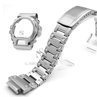 Dây Đeo Inox Cho Đồng Hồ Casio G-Shock DW-6900 DW-6900SLG-1 DW-6900SN-1 DW-6900LS-2